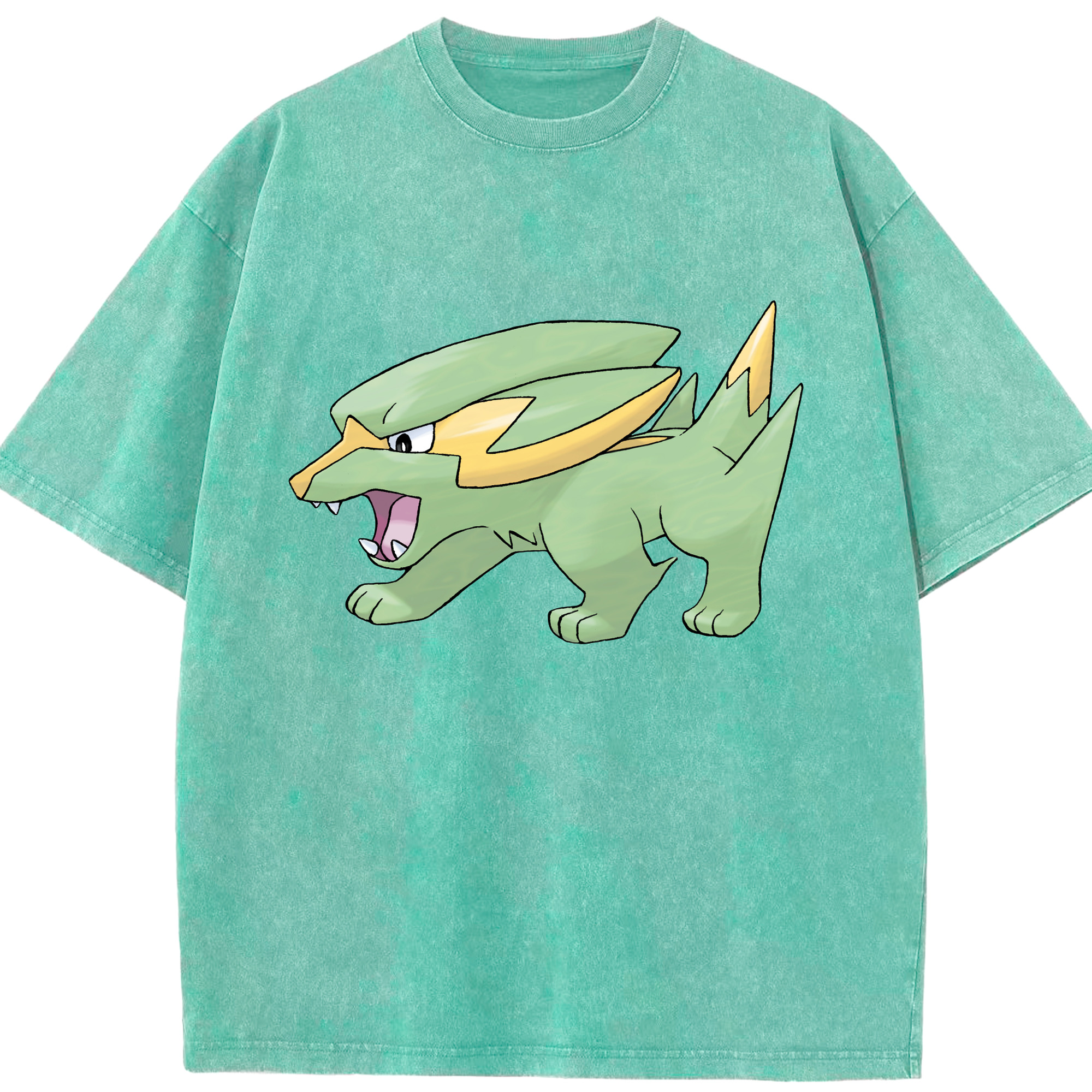 （画像用） ポケットモンスター Pokémon 綿100% ヴィンテージ風 半袖Tシャツ（フロントプリント）